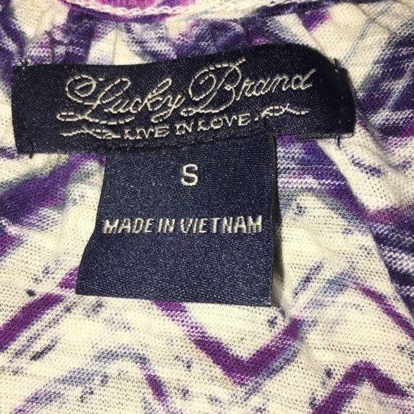 Lucky Brand Long Sleeve Top Size Small - Picture 3 of 5